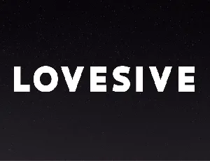 Lovesive font