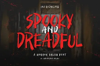 Spooky And Dreadful font