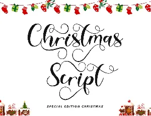 Christmas Script font