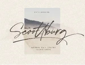 Scoottburg font