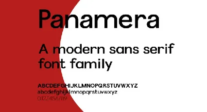 Panamera Family font