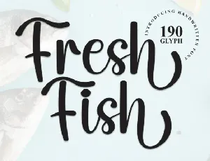 Fresh Fish Script font