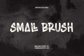 Small Brush font