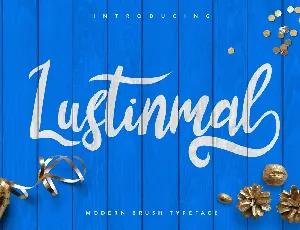 Lustinmal Free font