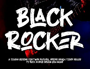 Black Rocker font