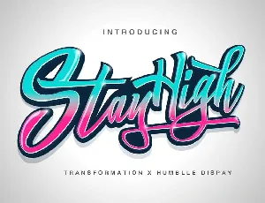 Stay High font