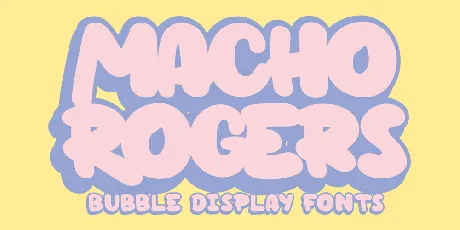 Macho Rogers font