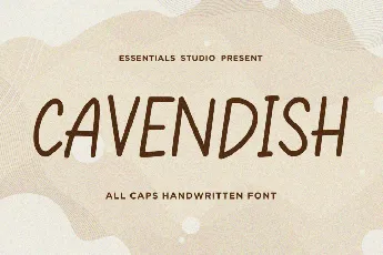 CAVENDISH font