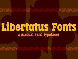 Libertatus font