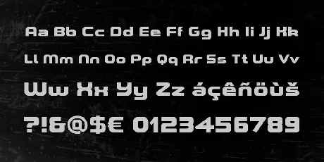 A*SPACE HEAVY font