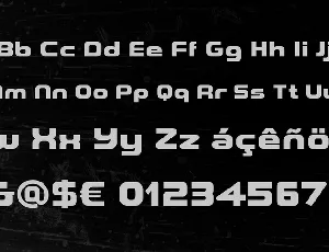 A*SPACE HEAVY font