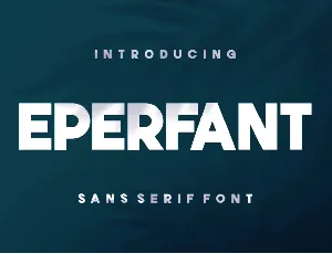 Eperfant font