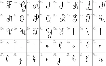 Ameline font