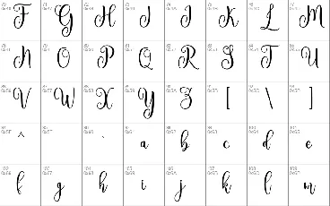 Ameline font