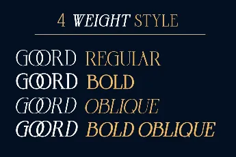 Goord font