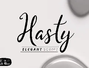 Hasty font