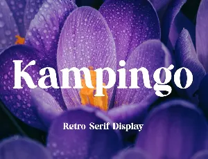 Kampingo font