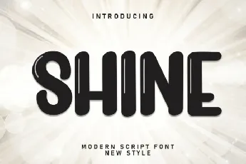 Shine Display font