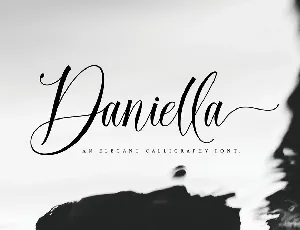 Daniella Calligraphy Script font