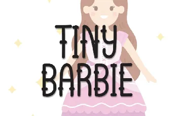 Tiny Barbie Display font