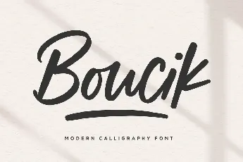 Boucik font