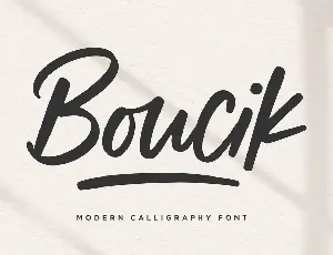 Boucik font