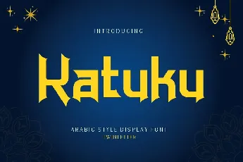 Katukupersonal use font