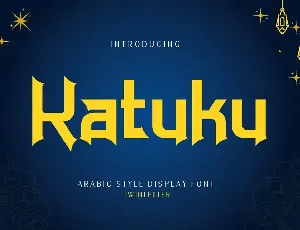 Katukupersonal use font