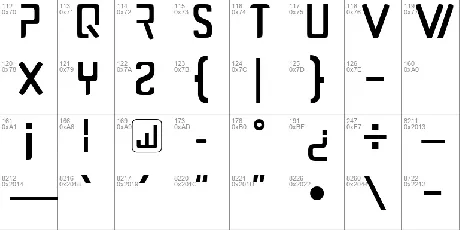 MasSimple 1.0 font