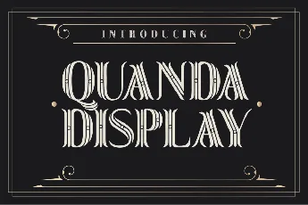 QUANDA DISPLAY DEMO font