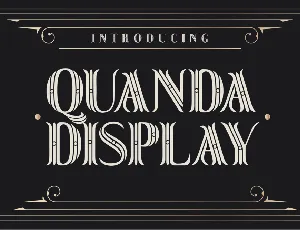 QUANDA DISPLAY DEMO font