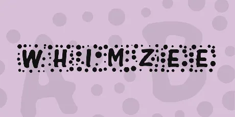 Whimzee font