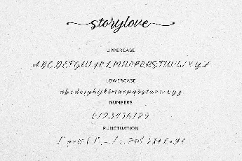 Storylove font