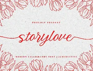 Storylove font