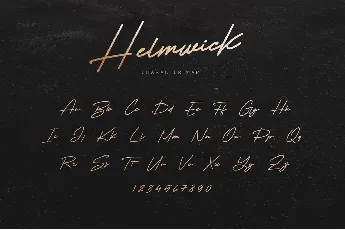 Helmwick font