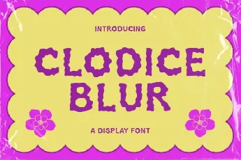 Clodice Blur font