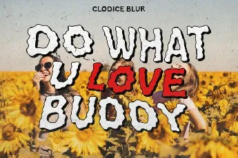 Clodice Blur font