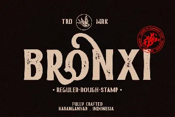 Bronxi Vintage Sans Family font