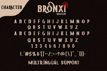 Bronxi Vintage Sans Family font