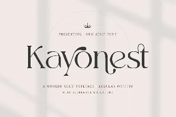 Kayonest font