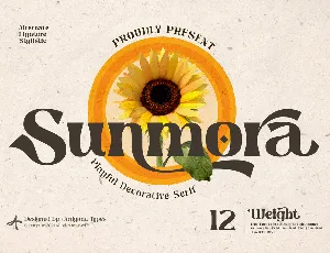 Sunmora font