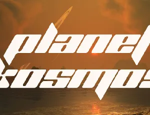 Planet Kosmos font