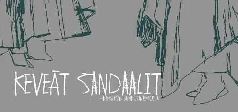 Keveat sandaalit font