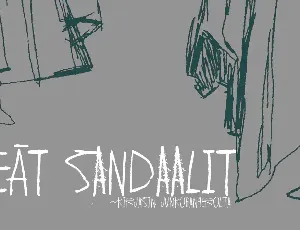 Keveat sandaalit font