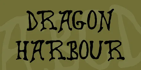 Dragon Harbour font