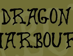 Dragon Harbour font