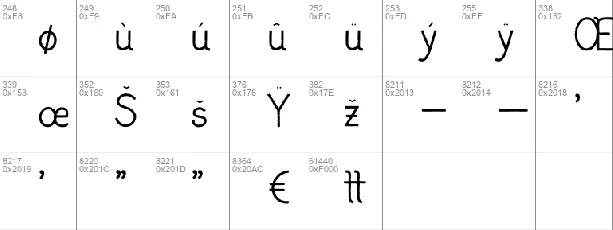 Longue font