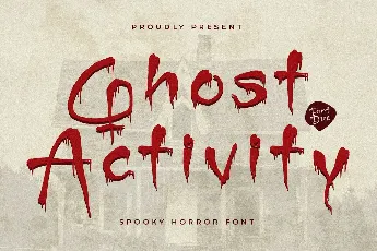 Ghost Activity font