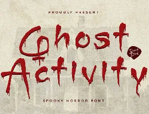 Ghost Activity font