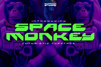 Space Monkey font